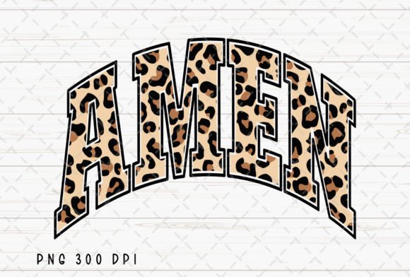 Amen Leopard Christian Easter Jesus PNG: Faith Meets Wild Style
