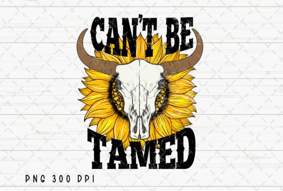 Can’t Be Tamed Western Skull Cowgirl PNG: Unleash Your Brand's Edge