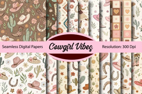 Cowgirl Vibes Seamless Digital Paper: A Designer's Take