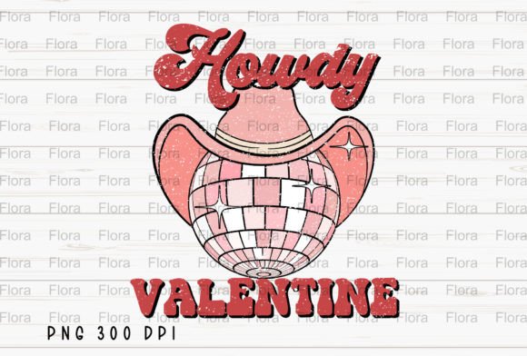 Howdy Valentine V Day Western Retro PNG