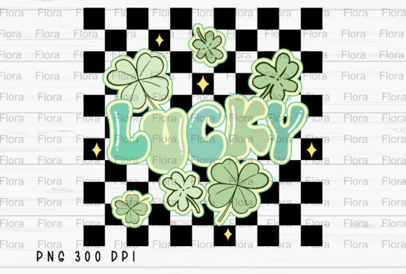 Lucky St Patrick Day Checkered Retro PNG: A Designer’s Secret Weapon for Festive Projects