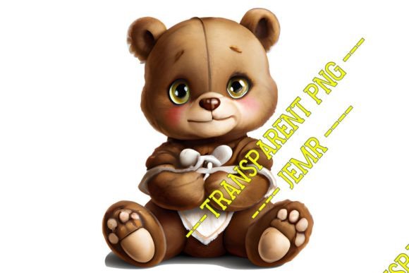 TEDDY / Transparent PNG #126: The Playful Asset for Modern Branding