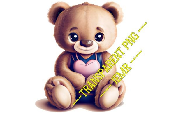 TEDDY / TRANSPARENT PNG #127: Versatile Design Asset